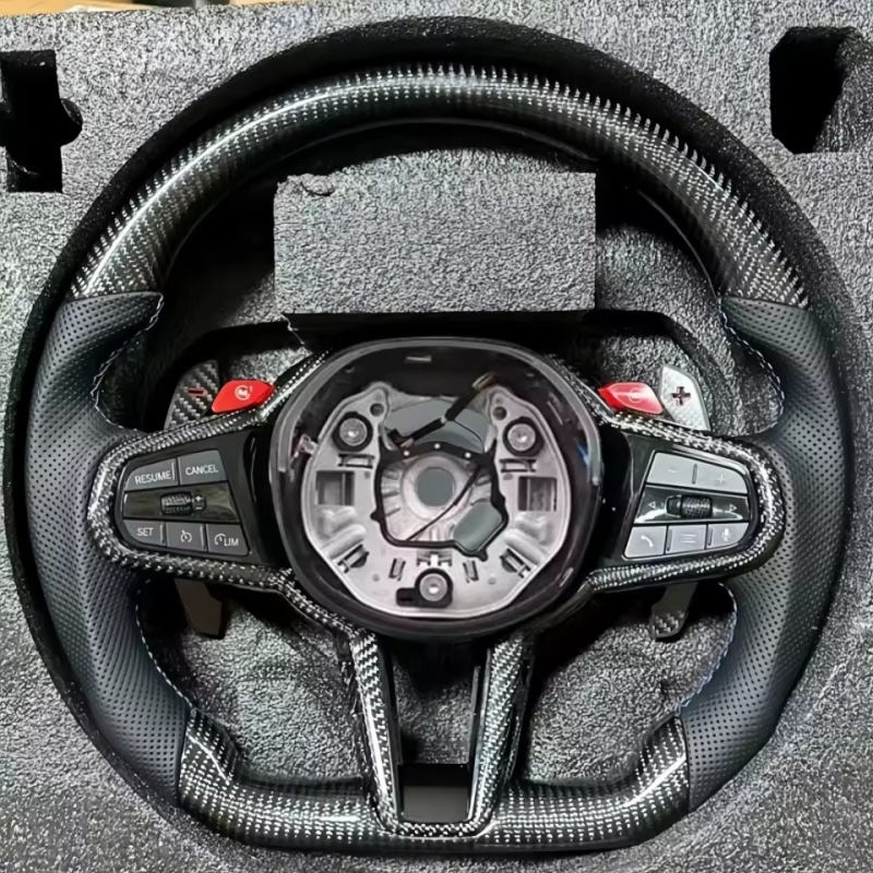 Tech Car Accessories - Volante in fibra di carbonio e
